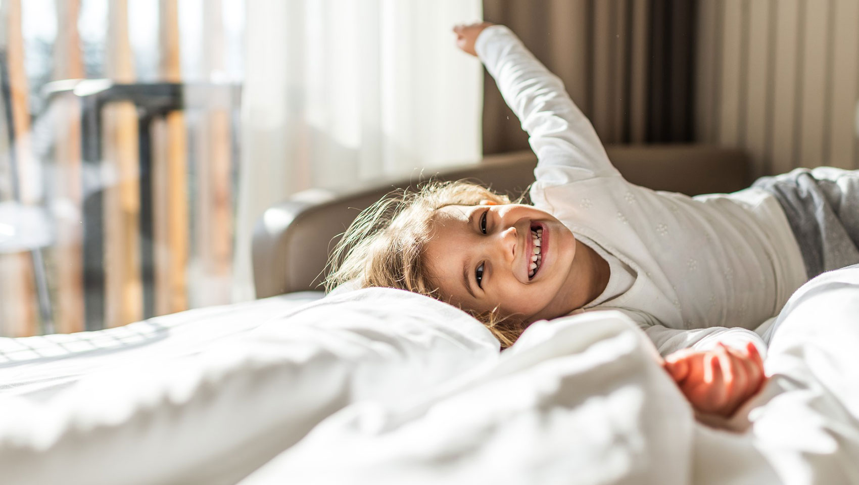 girl on bed