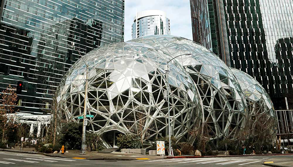 Google Structures in Downtown Seattle