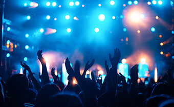concert goers