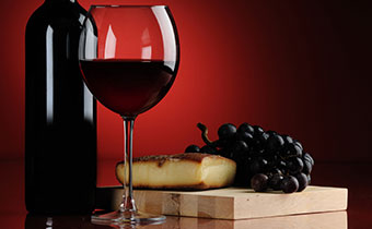 wine and cheese