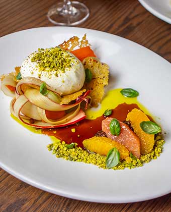 tomato & barrata salad